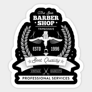 The best barbershop Sticker